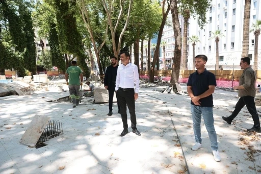Başkan &Ccedil;avuşoğlu&rsquo;ndan Candoğan Parkı&rsquo;na yerinde inceleme
