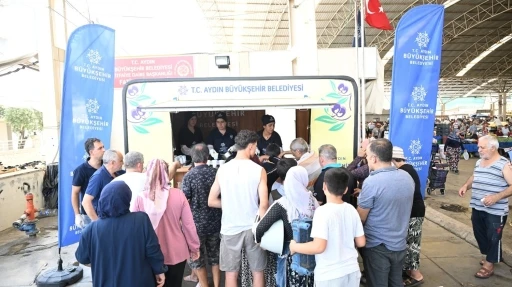 Başkan Çerçioğlu’ndan serinleten uygulama
