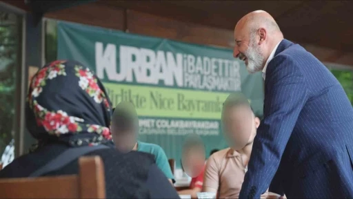 Başkan Çolakbayrakdar, Kurban Bayramı öncesi yetimleri sevindirdi

