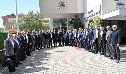 Başkan Dere se&ccedil;im ziyaretlerine batı il&ccedil;elerden başladı
