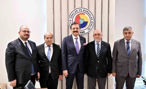 Başkan Dumandağ, TOBB Başkanı Hisarcıklıoğlu ile bir araya geldi
