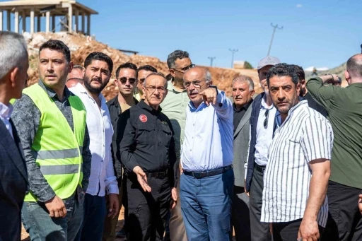 Başkan Er Doğanşehir&rsquo;de deprem konutlarını inceledi
