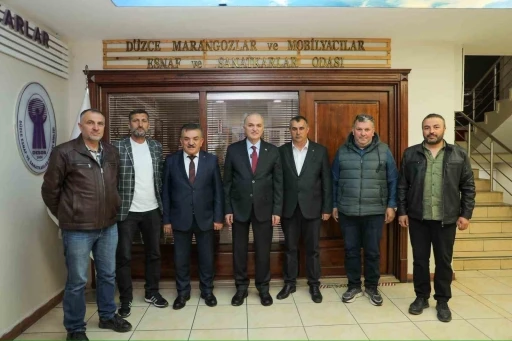 Başkan Faruk &Ouml;zl&uuml; esnaf odalarını ziyaret etti
