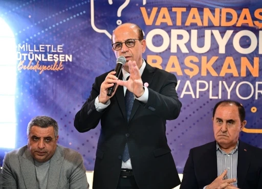 Başkan Ge&ccedil;it, Aşağıbağlar&rsquo;da vatandaşların taleplerini dinledi
