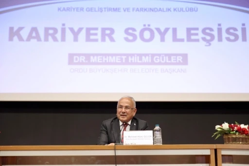 Başkan Güler, üniversite öğrencilerine seslendi: &quot;Yapacağınız her işte önceliğiniz ülkeniz olsun&quot;
