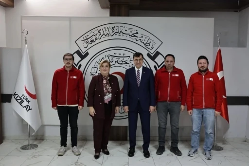 Başkan Kahveci&rsquo;den K&uuml;tahya T&uuml;rk Kızılay İl Merkezi&rsquo;ne ziyaret
