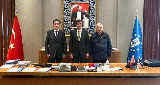 Başkan Kahveci: &quot;Ortak değerler etrafında iş birliklerine açığız&quot;
