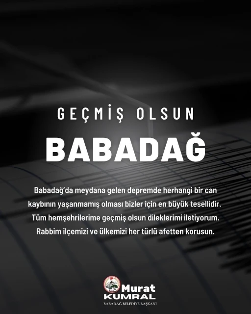 Başkan Kumral; "En b&uuml;y&uuml;k tesellimiz can kaybı olmaması"
