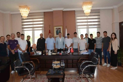 Başkan Künkcü geleceğin ahilerini ağırladı
