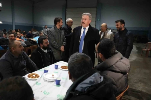 Başkan Palancıoğlu, saha &ccedil;alışanları ile bir araya geldi
