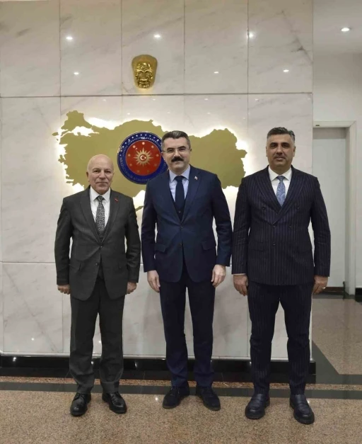 Başkan Sekmen&rsquo;den  MGK Genel Sekreteri Memiş&rsquo;e ziyaret
