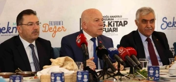 Başkan Sekmen: “Kitap dünyasının kalbi Erzurum’da atacak”
