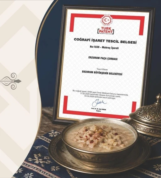 Başkan Sekmen; "Erzurum Pa&ccedil;a &Ccedil;orbası tescilllendi"
