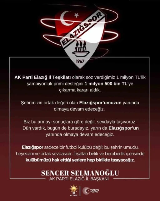 Başkan Selmanoğlu: "Biz bu armayı sadece başarı g&uuml;nlerinde değil, her şartta sevdayla taşıyoruz"
