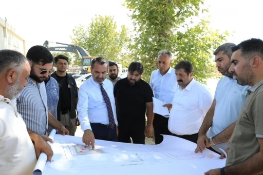 Başkan Şerifoğulları saha çalışmalarını yerinde inceledi
