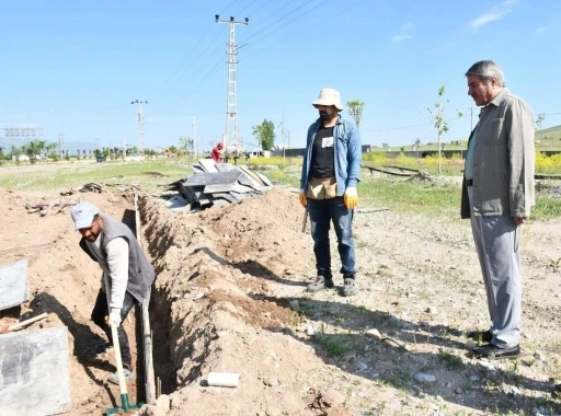 Başkan Taşkın, altyapı &ccedil;alışmalarını yerinde inceledi
