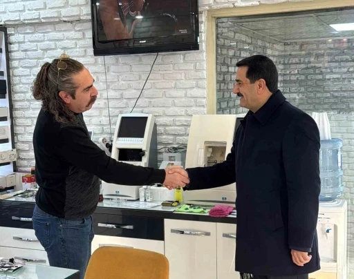 Başkan Taşkın&rsquo;dan esnaf ziyareti

