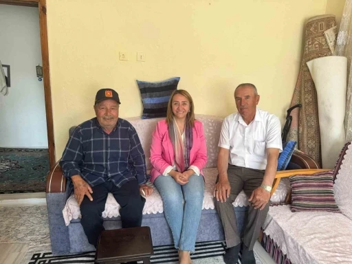 Başkan Tekin, Kıbrıs Gazisine moral oldu
