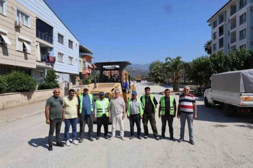 Başkan Tetik 41 noktadaki yol &ccedil;alışmalarını yerinde inceledi
