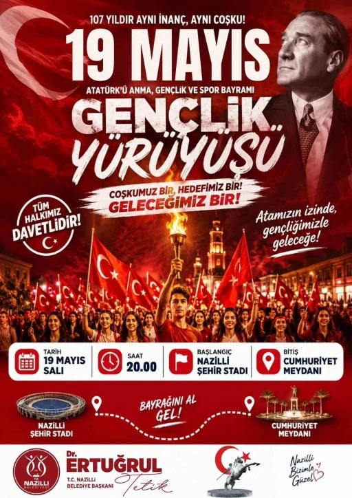 Başkan Tetik, vatandaşları y&uuml;r&uuml;y&uuml;şe davet etti
