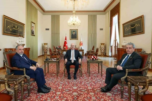 Başkan Yal&ccedil;ın&rsquo;dan Meclis Başkanı Kurtulmuş&rsquo;a anlamlı ziyaret
