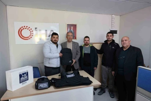 Başkan Yapar&rsquo;dan İhlas Haber Ajansı ekibine teşekk&uuml;r
