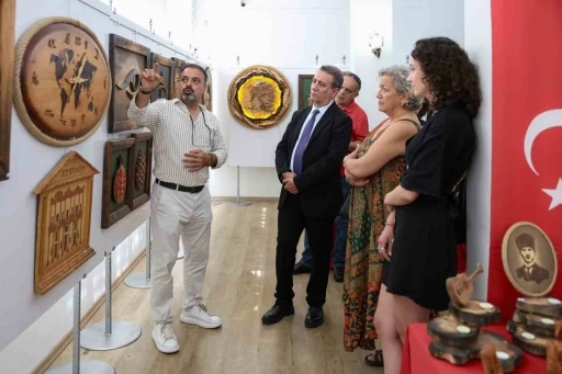 Başkan Yetişkin&rsquo;den ahşap sanatına destek
