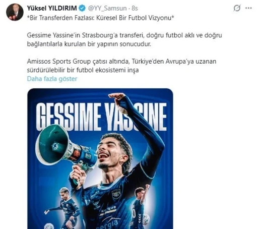 Başkan Yıldırım&rsquo;dan y&uuml;ksek bonservisli bir satış daha

