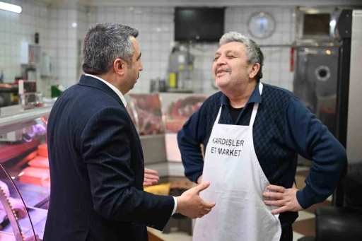 Başkan Yılmaz, komşu siyaretinde

