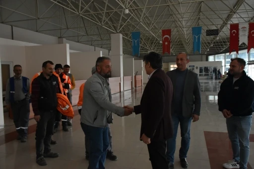 Başkandan belediye birimlere inceleme
