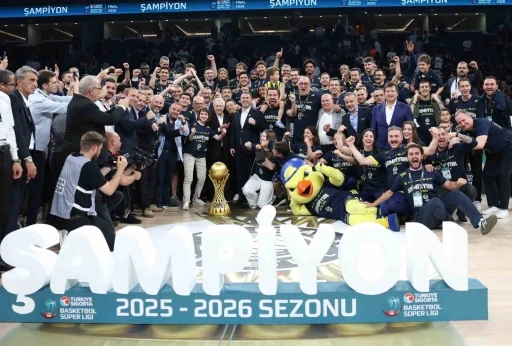 Basketbol S&uuml;per Ligi&rsquo;nde şampiyon Fenerbah&ccedil;e
