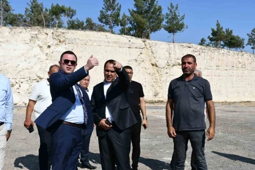Başsavcıdan adliye binası inşaatında inceleme

