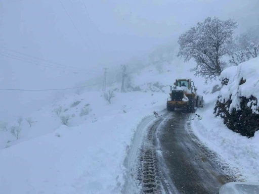 Batman&rsquo;da 115 yerleşim yerinin yolu kardan kapandı
