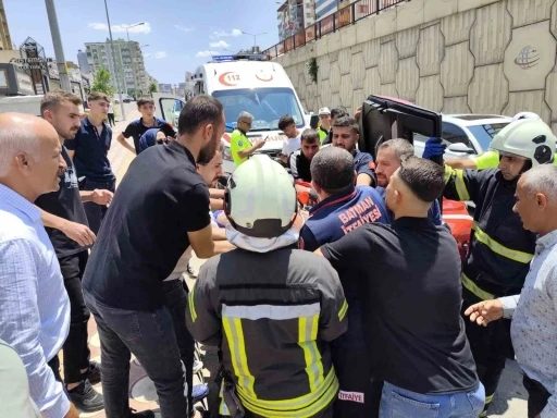 Batman’da kontrolden çıkan otomobil takla attı: 1 yaralı
