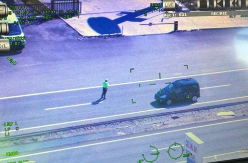 Batman&rsquo;da Kurban Bayramı &ouml;ncesi havadan trafik denetimi
