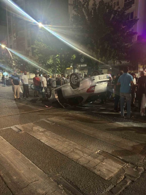 Batman’da otomobil takla attı: 2 yaralı
