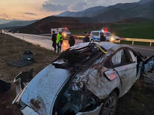 Batman’da takla atan otomobil hurdaya döndü: 3 yaralı
