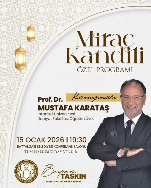 Battalgazi&rsquo;de Mira&ccedil; Kandili &ouml;zel programı
