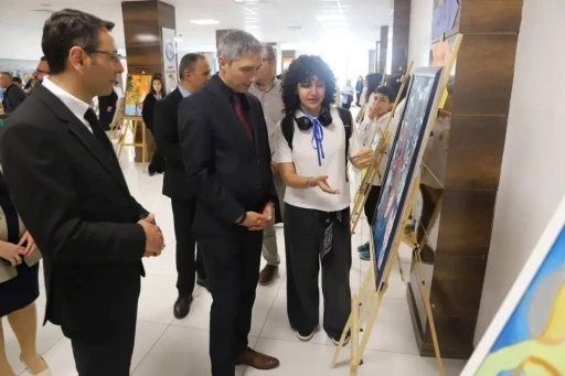 Bayburt BİLSEM &ouml;ğrencilerinden yıl sonu sergisi
