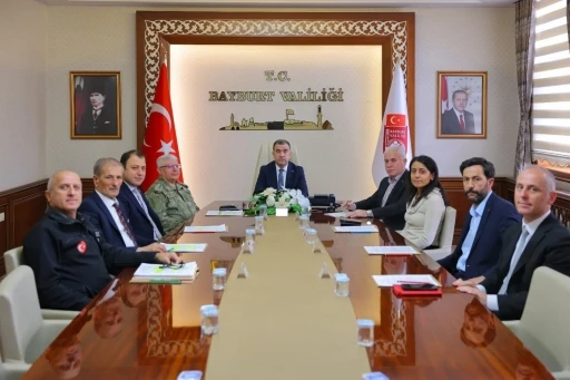 Bayburt&rsquo;ta &ccedil;ığ riskine karşı değerlendirme toplantısı yapıldı
