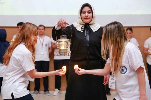 Bayburt&rsquo;ta hemşirelik &ouml;ğrencileri i&ccedil;in &uuml;niforma giyme t&ouml;reni d&uuml;zenlendi
