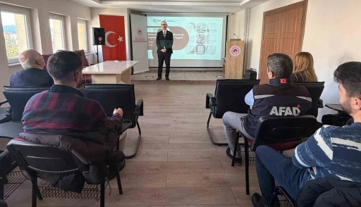 Bayburt&rsquo;ta teknik personele hasar tespit eğitimi verildi
