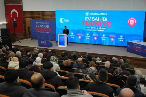 Bayburt&rsquo;ta TOKİ kura &ccedil;ekimleri yapıldı: 723 konutun hak sahipleri belirlendi
