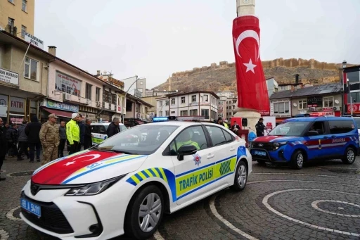 Bayburt’un güvenlik filosuna 34 yeni araç eklendi
