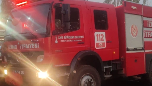 Bayındır&rsquo;da ev yangını hayvan damına sı&ccedil;radı
