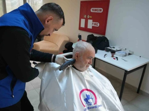 Bayram tıraşı belediyeden
