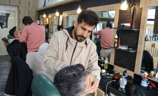 Bayram tıraşı mesaisi başladı

