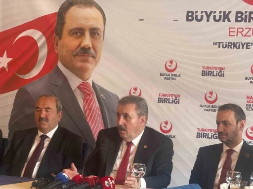 BBP Genel Başkanı Destici; "Antalya ile Erzurum&rsquo;a doğal gazın aynı fiyatta verilmesini doğru bulmuyoruz"
