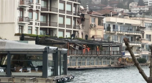Bebek Otel&rsquo;de ka&ccedil;ak b&ouml;l&uuml;mler yıkılıyor
