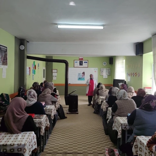 Beldelerde gebe bilgilendirme toplantısı düzenlendi
